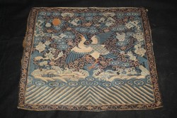 Antique Imperial Chinese Kesi Rank Badge CT8