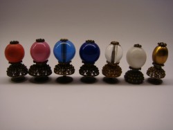 Antique Chinese Mandarin Hat Finials CT39