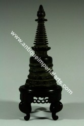Ancient Chinese Bronze Stupa CB14