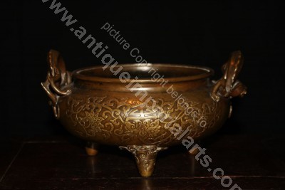 Antique Chinese Bronze Censer BC18 BC18
