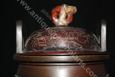 Antique Chinese Bronze Censer BC8 BC8