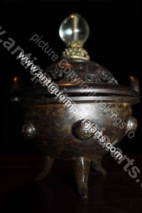 Antique Chinese Bronze Censer BC9 BC9