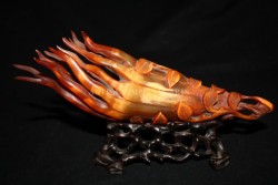 Antique Chinese Carved Horn CH1