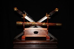 Antique Chinese Double Sword Jian CS7