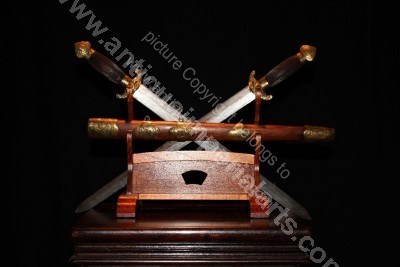 Antique Chinese Double Sword Jian CS7 CS7