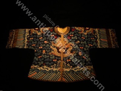 Antique Chinese Dragon Robe Kesi Surcoat  CT61 CT61