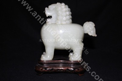 Antique Chinese Jade Lion Censer CJ1 CJ1