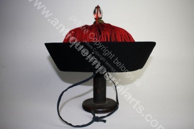 Antique Chinese Mandarin Winter Hat CT57 CT57