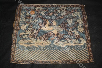 Antique Imperial Chinese Kesi Rank Badge CT8 CT8