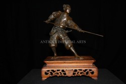 Antique Japanese Bronze Statue JB1