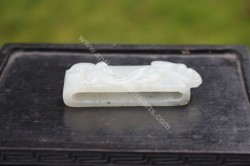 Chinese Celadon Jade Sword Slide CJ5