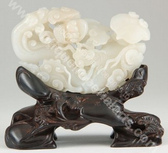 Chinese White Jade Pierced Carving CJ4 CJ4