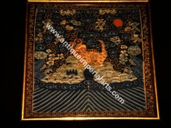 Chinese antique rank badges CT31