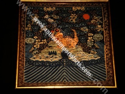 Chinese antique rank badges CT31 CT31