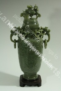Great Large Chinese Carved Jade Vase CJ3 CJ3