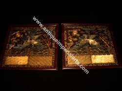 Imperial Chinese Rank Badge Pair CT32