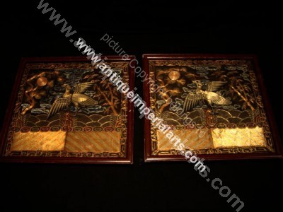 Imperial Chinese Rank Badge Pair CT32 CT32