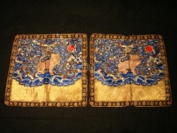 Imperial Chinese Rank Badge Pair CT44