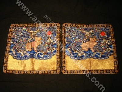 Imperial Chinese Rank Badge Pair CT44 CT44